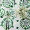 St. Patrick’s Party Supplies: 24-Piece Disposable Party Set – Plates, Napkins, Cups, Tablecloth & Garland for Shamrock St. Patrick’s Day Celebrations